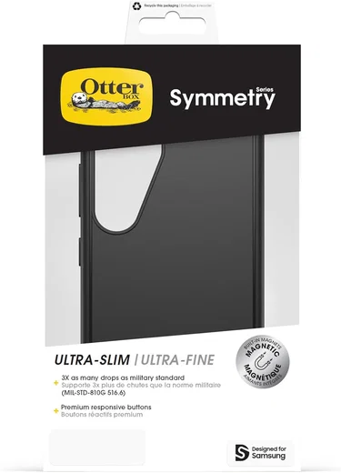 OtterBox Symmetry Samsung Galaxy S25 Hoesje MagSafe Back Cover Zwart afbeelding 5