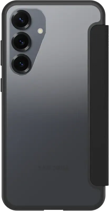 OtterBox React Folio Samsung Galaxy S25 Plus Hoesje Book Case Zwart afbeelding 1