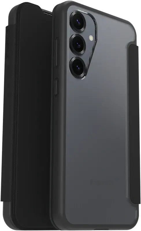 OtterBox React Folio Samsung Galaxy S25 Plus Hoesje Book Case Zwart afbeelding 2
