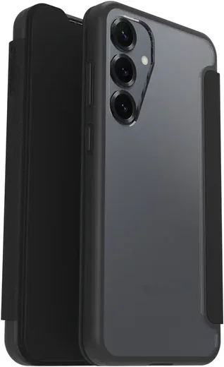 OtterBox React Folio Samsung Galaxy S25 Plus Hoesje Book Case Zwart afbeelding 2