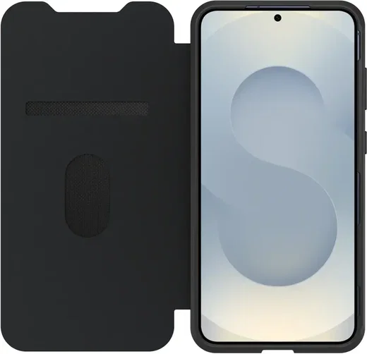 OtterBox React Folio Samsung Galaxy S25 Plus Hoesje Book Case Zwart afbeelding 3