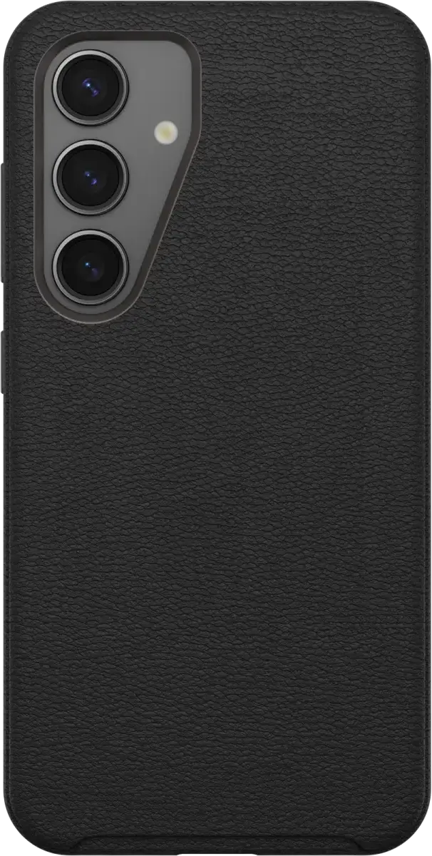 OtterBox Symmetry Cactus Leer Samsung Galaxy S25 Plus Hoesje Back Cover Zwart afbeelding 1
