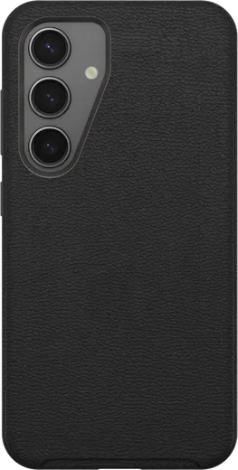 OtterBox Symmetry Cactus Leer Samsung Galaxy S25 Plus Hoesje Back Cover Zwart afbeelding 1