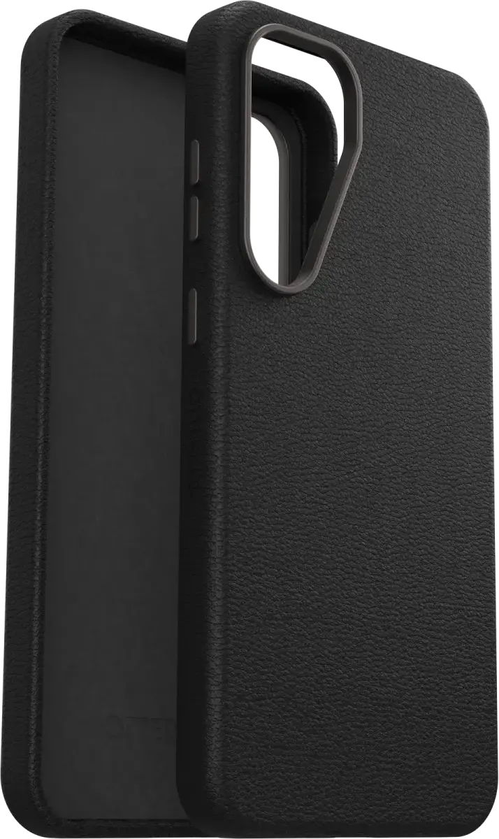 OtterBox Symmetry Cactus Leer Samsung Galaxy S25 Plus Hoesje Back Cover Zwart afbeelding 2