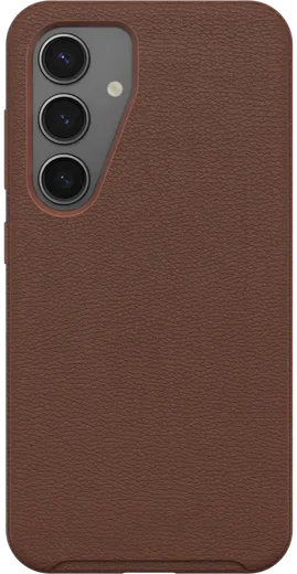 OtterBox Symmetry Cactus Leer Samsung Galaxy S25 Plus Hoesje Back Cover Bruin afbeelding 1
