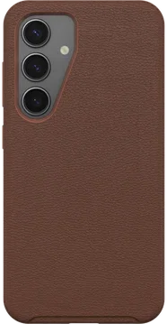 OtterBox Symmetry Cactus Leer Samsung Galaxy S25 Plus Hoesje Back Cover Bruin