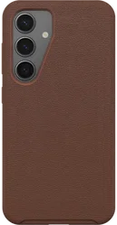 OtterBox Symmetry Cactus Leer Samsung Galaxy S25 Plus Hoesje Back Cover Bruin afbeelding