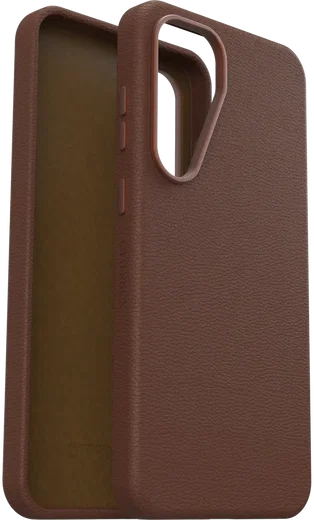 OtterBox Symmetry Cactus Leer Samsung Galaxy S25 Plus Hoesje Back Cover Bruin afbeelding 2