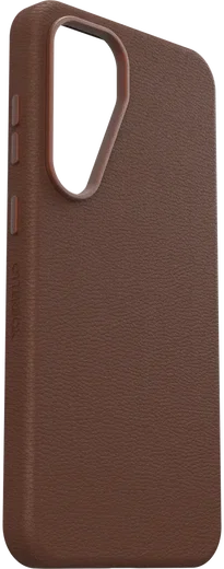 OtterBox Symmetry Cactus Leer Samsung Galaxy S25 Plus Hoesje Back Cover Bruin afbeelding 3