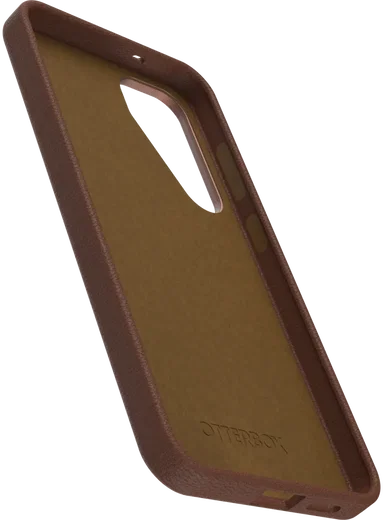 OtterBox Symmetry Cactus Leer Samsung Galaxy S25 Plus Hoesje Back Cover Bruin afbeelding 4