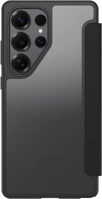 OtterBox React Folio Samsung Galaxy S25 Ultra Hoesje Book Case Zwart afbeelding 1