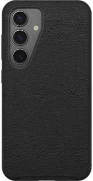 OtterBox Symmetry Cactus Leer Samsung Galaxy S25 Ultra Hoesje Back Cover Zwart