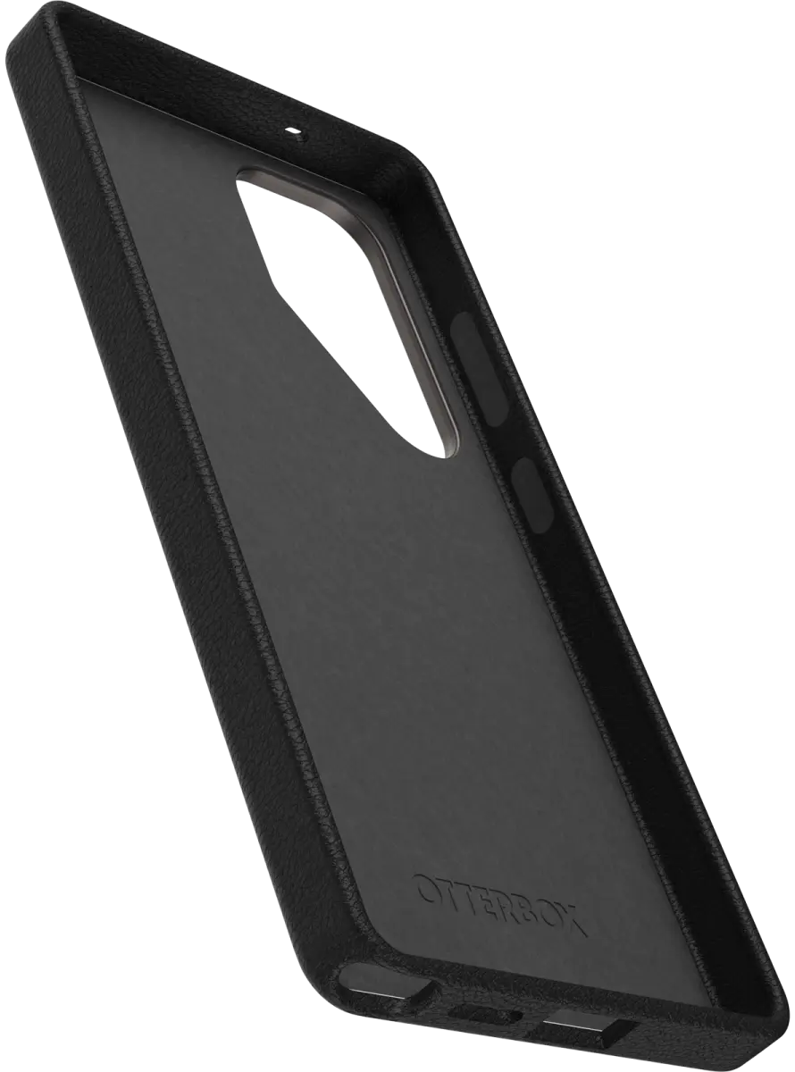 OtterBox Symmetry Cactus Leer Samsung Galaxy S25 Ultra Hoesje Back Cover Zwart afbeelding 4
