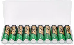 Batterijdoos organizer voor 10x AA batterijen afbeelding