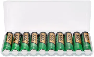 Batterijdoos organizer voor 10x AAA batterijen