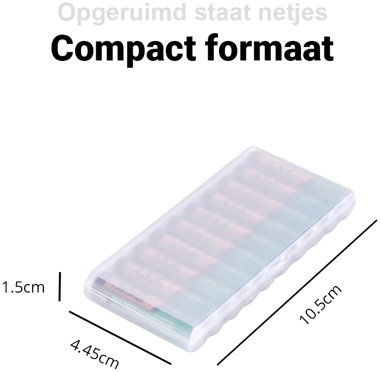 Batterijdoos organizer voor 10x AAA batterijen afbeelding 5