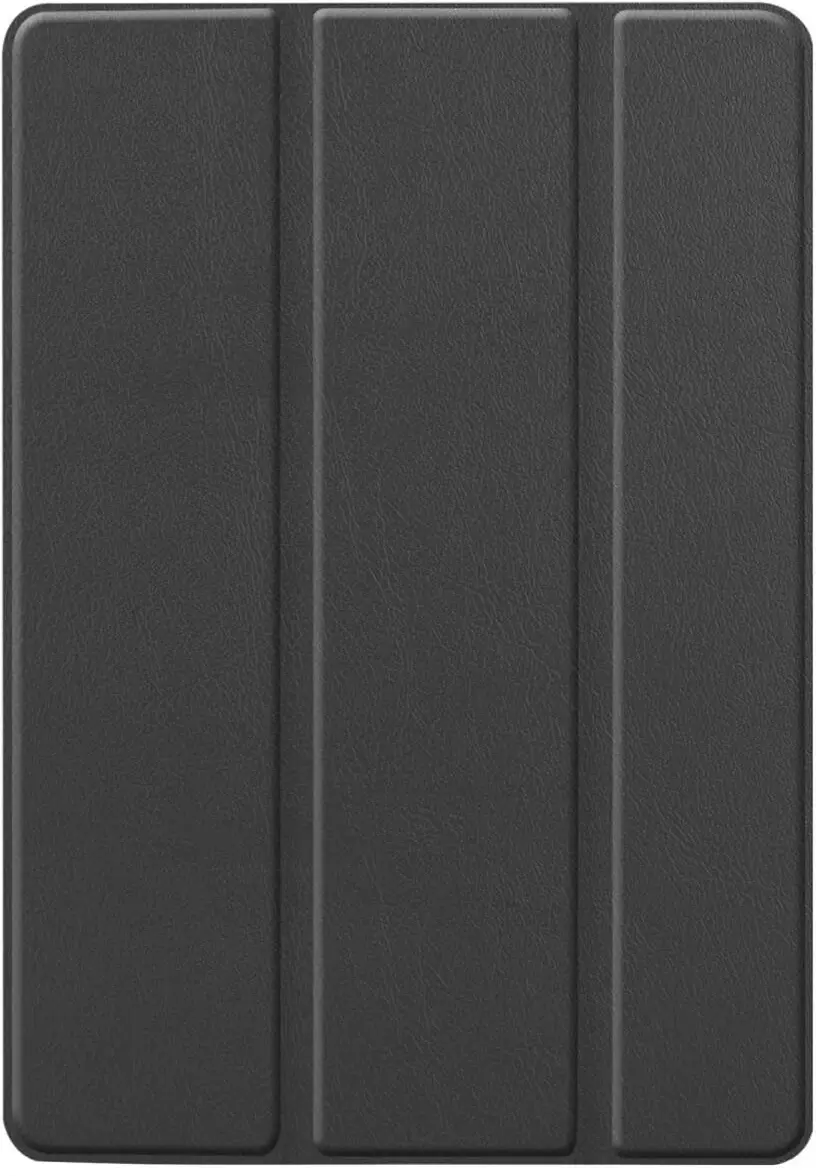 Apple iPad 10.2 (2019/2020/2021) Hoes Luxe Tri-Fold Book Case Kunst Leer Zwart afbeelding 9