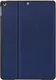 Apple iPad 10.2 (2019/2020/2021) Hoes Luxe Tri-Fold Book Case Kunst Leer Blauw afbeelding 8