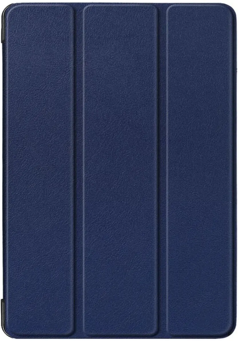 Apple iPad 10.2 (2019/2020/2021) Hoes Luxe Tri-Fold Book Case Kunst Leer Blauw afbeelding 9