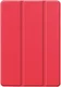 Apple iPad 10.2 (2019/2020/2021) Hoes Luxe Tri-Fold Book Case Kunst Leer Rood afbeelding 9