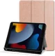 Apple iPad 10.2 (2019/2020/2021) Hoes Luxe Tri-Fold Book Case Kunst Leer Roze