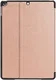 Apple iPad 10.2 (2019/2020/2021) Hoes Luxe Tri-Fold Book Case Kunst Leer Roze afbeelding 8