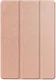 Apple iPad 10.2 (2019/2020/2021) Hoes Luxe Tri-Fold Book Case Kunst Leer Roze afbeelding 9