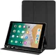 Apple iPad 9.7 2017/2018/Air/Air 2 Hoes Luxe Tri-Fold Book Case Kunst Leer Zwart