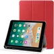 Apple iPad 9.7 2017/2018/Air/Air 2 Hoes Luxe Tri-Fold Book Case Kunst Leer Rood