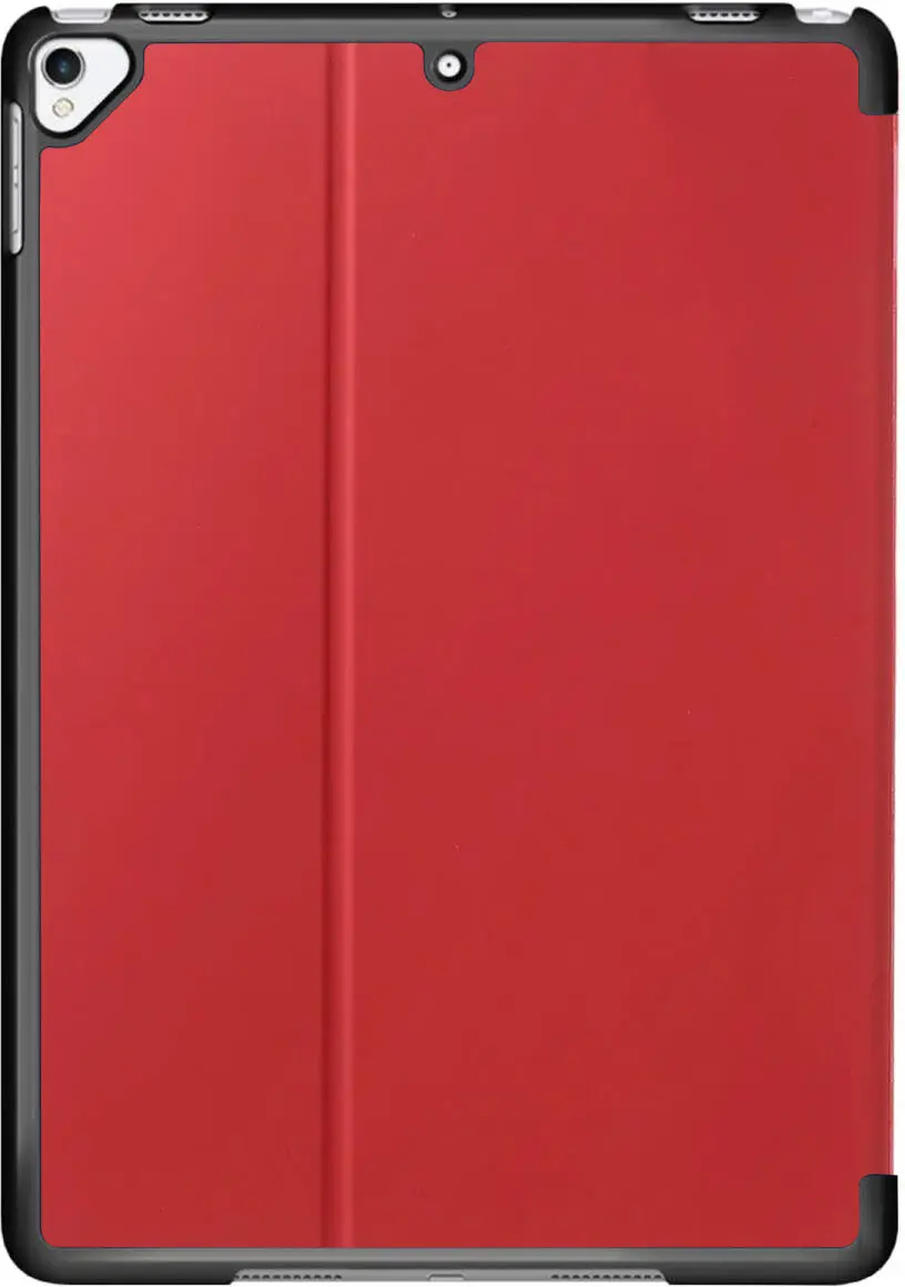 Apple iPad 9.7 2017/2018/Air/Air 2 Hoes Luxe Tri-Fold Book Case Kunst Leer Rood afbeelding 8