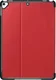 Apple iPad 9.7 2017/2018/Air/Air 2 Hoes Luxe Tri-Fold Book Case Kunst Leer Rood afbeelding 8