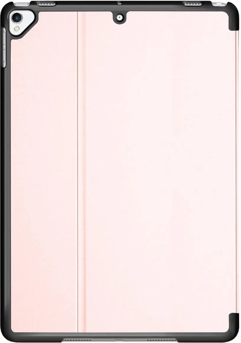 Apple iPad 9.7 2017/2018/Air/Air 2 Hoes Luxe Tri-Fold Book Case Kunst Leer Roze afbeelding 8