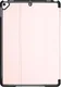 Apple iPad 9.7 2017/2018/Air/Air 2 Hoes Luxe Tri-Fold Book Case Kunst Leer Roze afbeelding 8