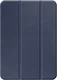 Apple iPad Air 10.9 (2020/2022) Hoes Luxe Tri-Fold Book Case Kunst Leer Blauw afbeelding 9