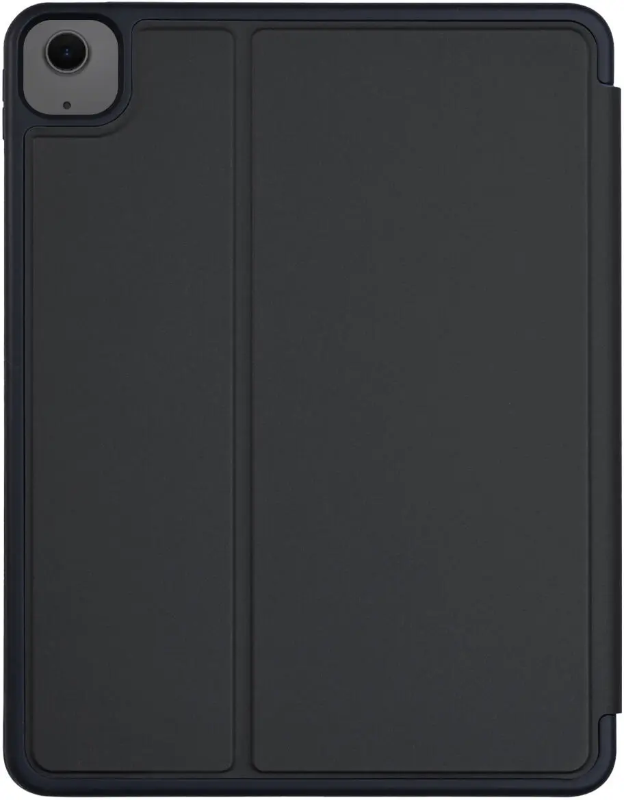Apple iPad Air 11 (2024/2025/2026) Hoes Luxe Tri-Fold Book Case Kunst Leer Zwart afbeelding 8