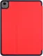 Apple iPad Air 11 (2024/2025/2026) Hoes Luxe Tri-Fold Book Case Kunst Leer Rood afbeelding 8