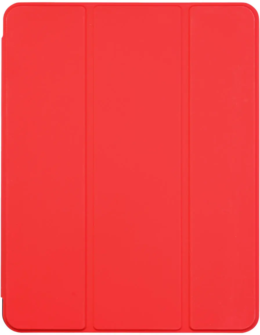 Apple iPad Air 11 (2024/2025/2026) Hoes Luxe Tri-Fold Book Case Kunst Leer Rood afbeelding 9