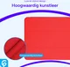 Apple iPad Air 11 (2024/2025/2026) Hoes Luxe Tri-Fold Book Case Kunst Leer Rood afbeelding 5