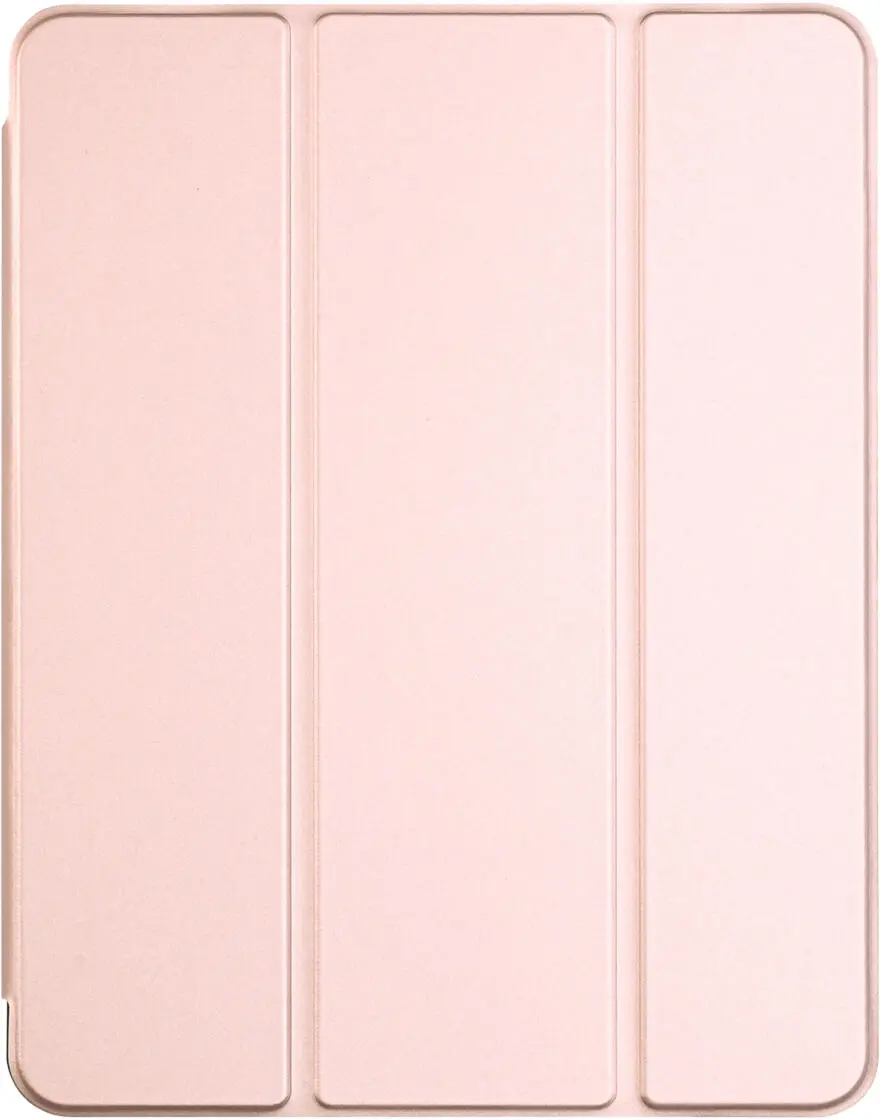 Apple iPad Air 11 (2024/2025/2026) Hoes Luxe Tri-Fold Book Case Kunst Leer Roze afbeelding 9