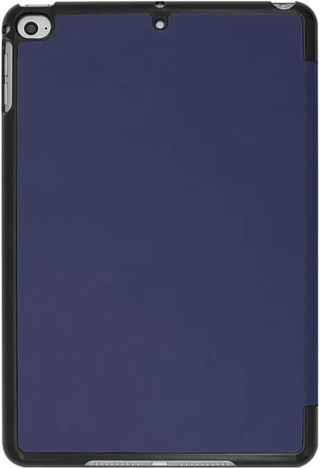 Apple iPad Mini 1/2/3/4/5 Hoes Luxe Tri-Fold Book Case Kunst Leer Blauw afbeelding 8