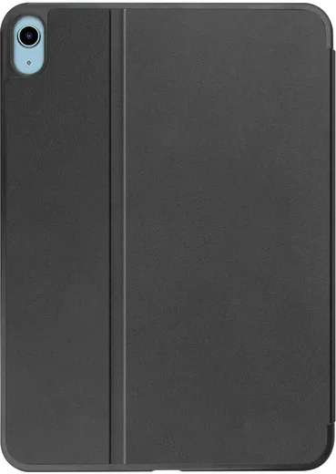 Apple iPad Mini 6 / 7 Hoes Luxe Tri-Fold Book Case Kunst Leer Zwart afbeelding 8