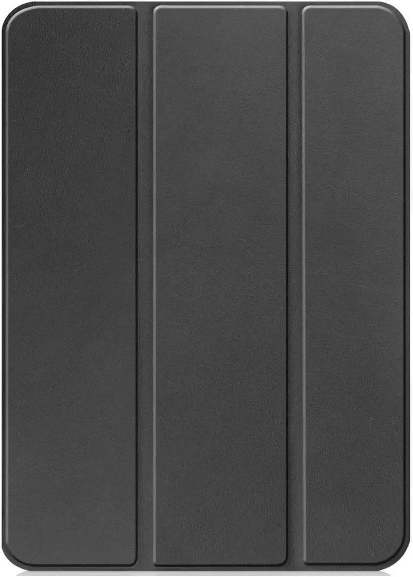 Apple iPad Mini 6 / 7 Hoes Luxe Tri-Fold Book Case Kunst Leer Zwart afbeelding 9