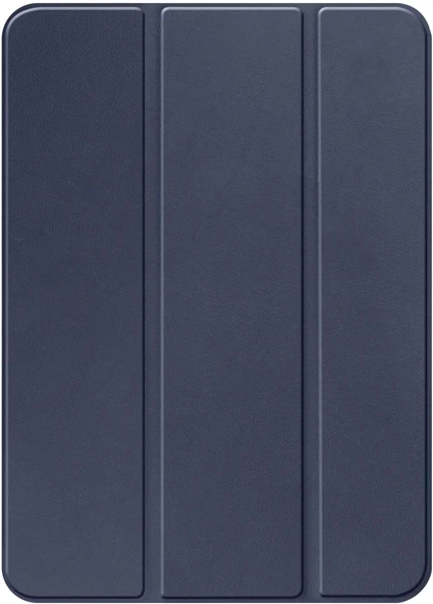 Apple iPad Mini 6 / 7 Hoes Luxe Tri-Fold Book Case Kunst Leer Blauw afbeelding 9