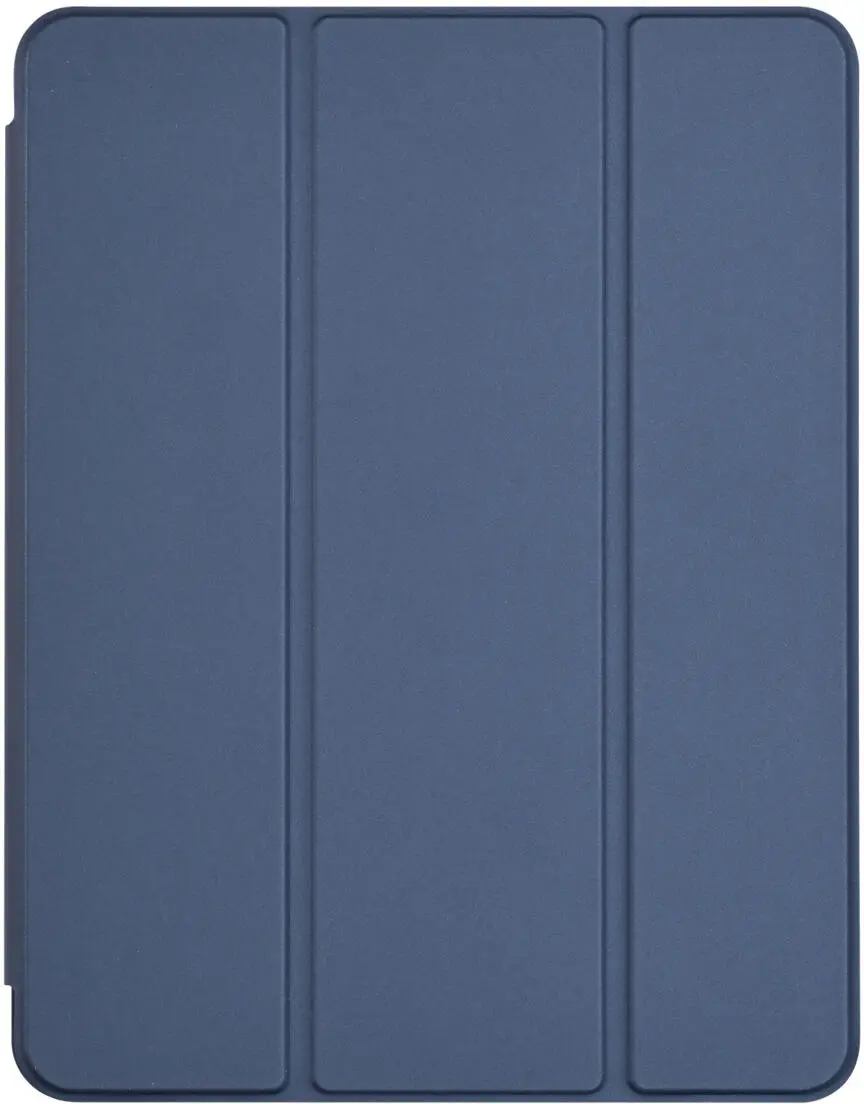 Apple iPad Pro 11 Hoes Luxe Tri-Fold Book Case Kunst Leer Blauw afbeelding 9
