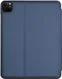 Apple iPad Pro 11 Hoes Luxe Tri-Fold Book Case Kunst Leer Blauw afbeelding 8