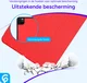 Apple iPad Pro 11 Hoes Luxe Tri-Fold Book Case Kunst Leer Rood afbeelding 3