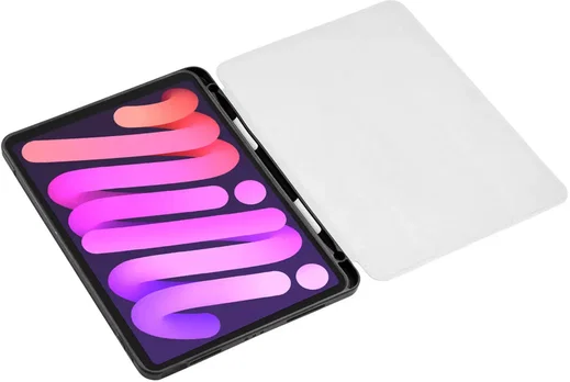 Apple iPad Pro 11 Hoes Luxe Tri-Fold Book Case Kunst Leer Roze afbeelding 12