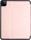 Apple iPad Pro 11 Hoes Luxe Tri-Fold Book Case Kunst Leer Roze afbeelding 8