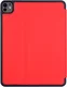 Apple iPad Pro 11 (2024/2025) Hoes Luxe Tri-Fold Book Case Kunst Leer Rood afbeelding 8