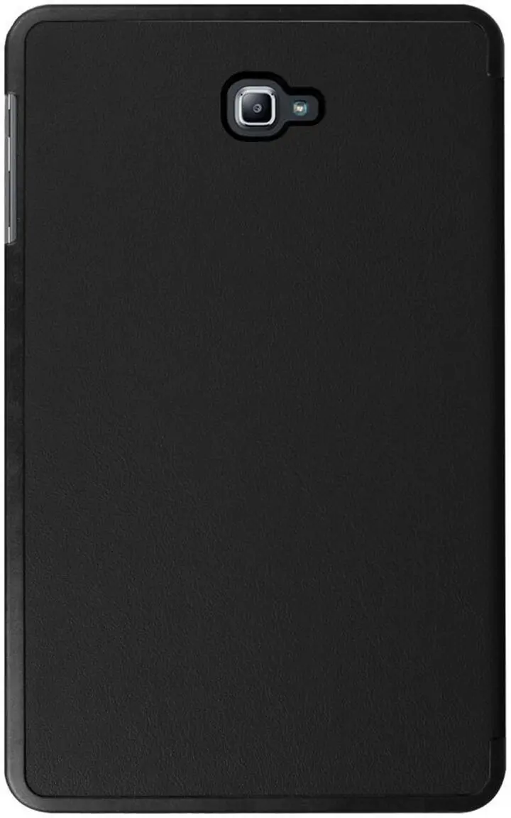 Samsung Galaxy Tab A 10.1 (2016) Hoes Luxe Tri-Fold Book Case Kunst Leer Zwart afbeelding 8